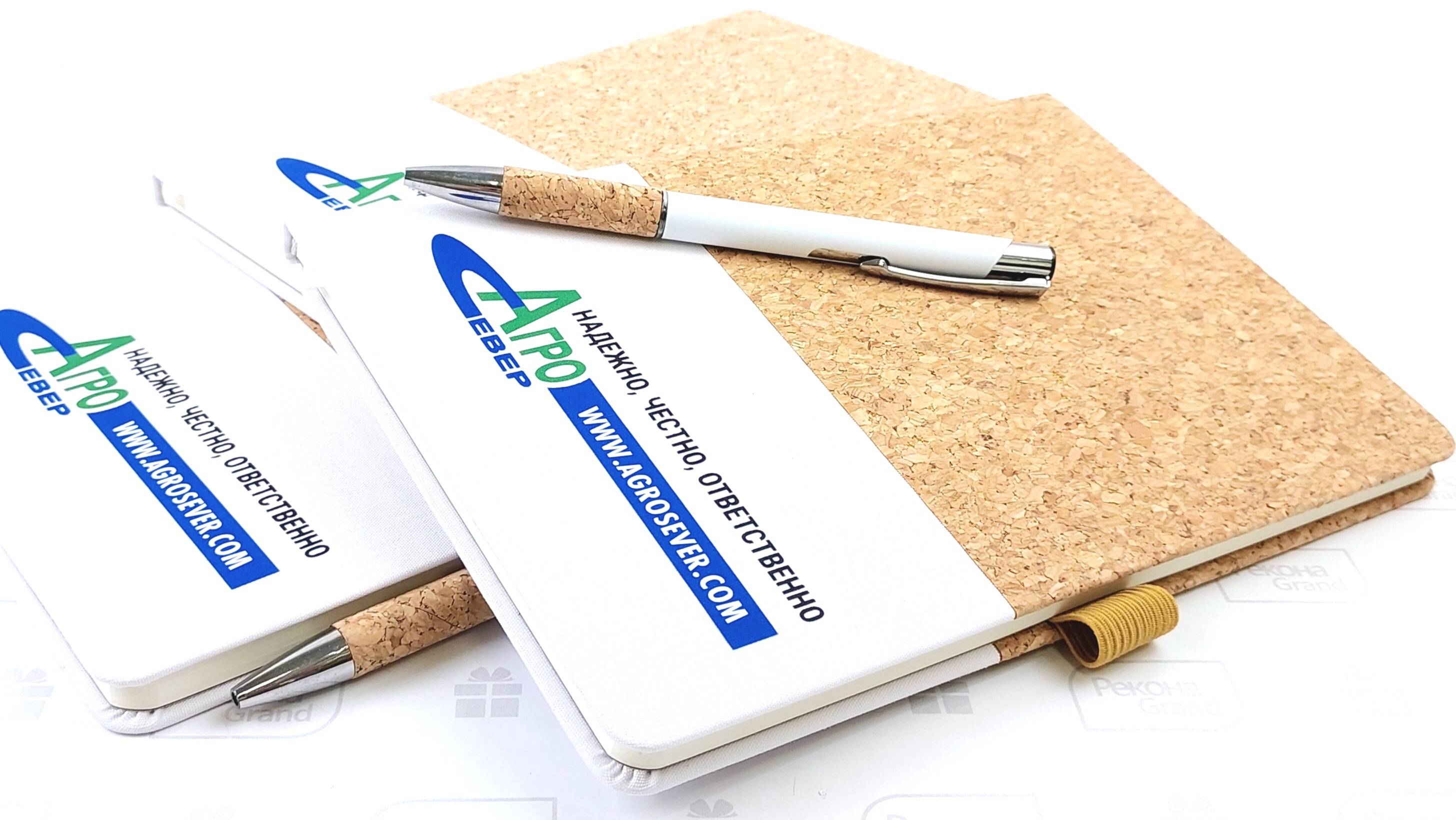 блокноты из пробки с логотипом блокноты из пробки с логотипом
