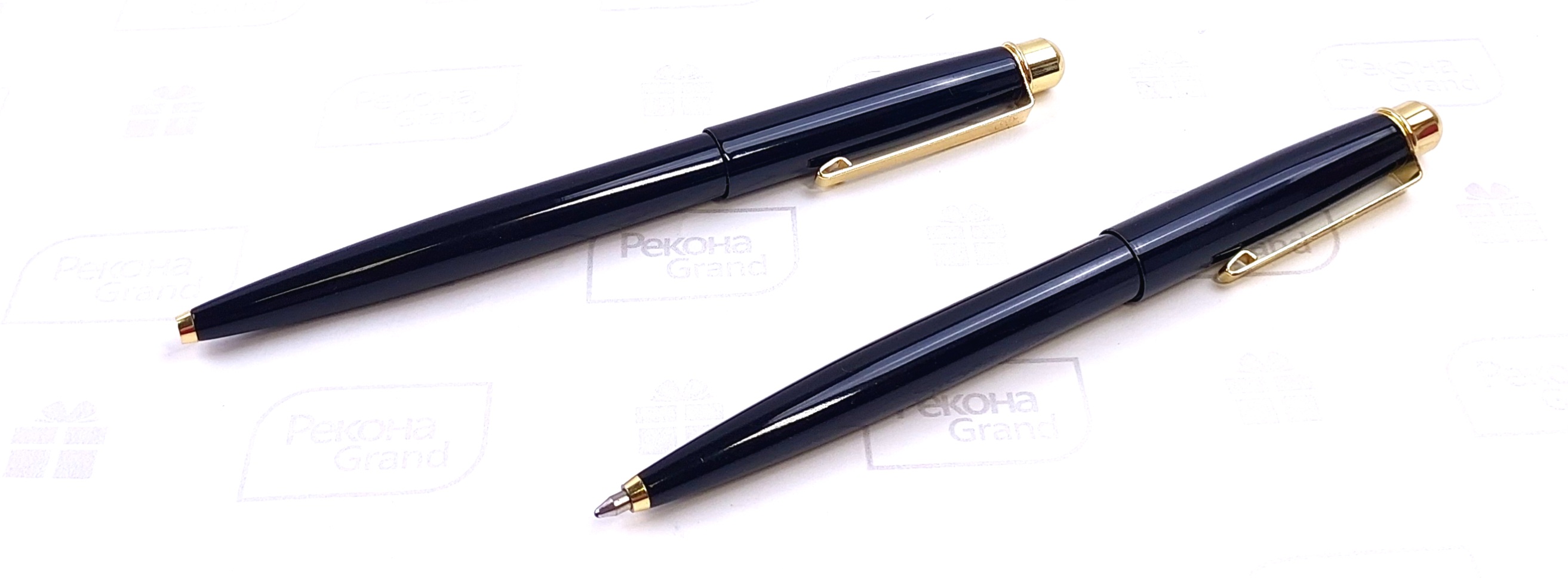ручки черные с золотистым