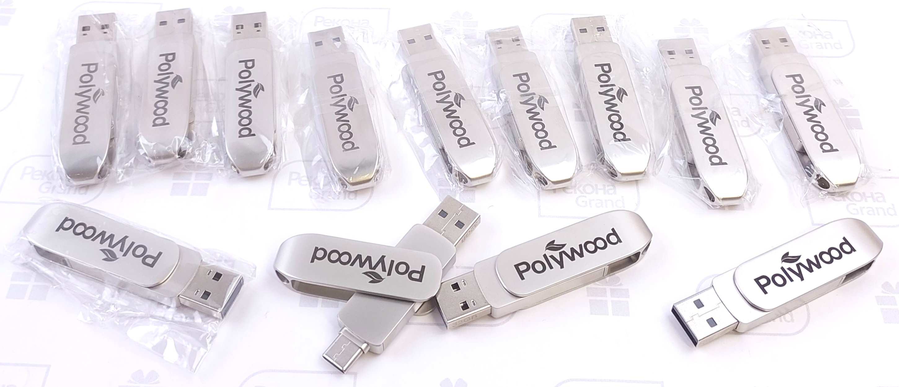 изготовление флешек с логотипом