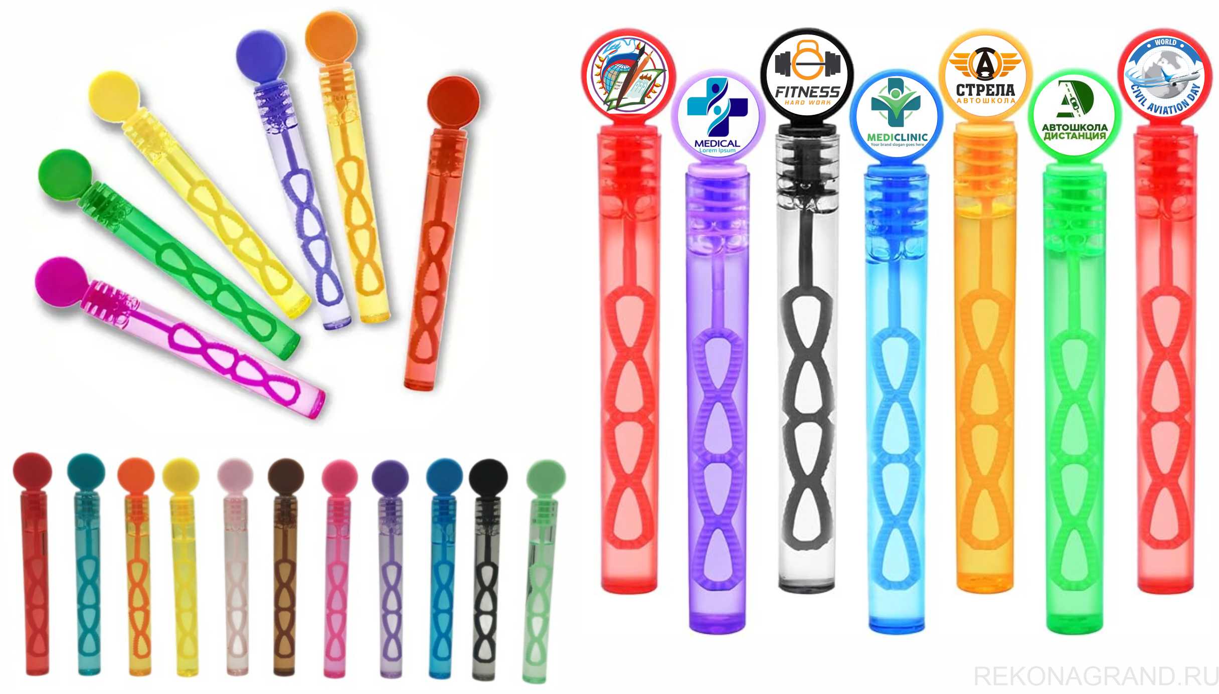 мыльные пузыри с логотипом