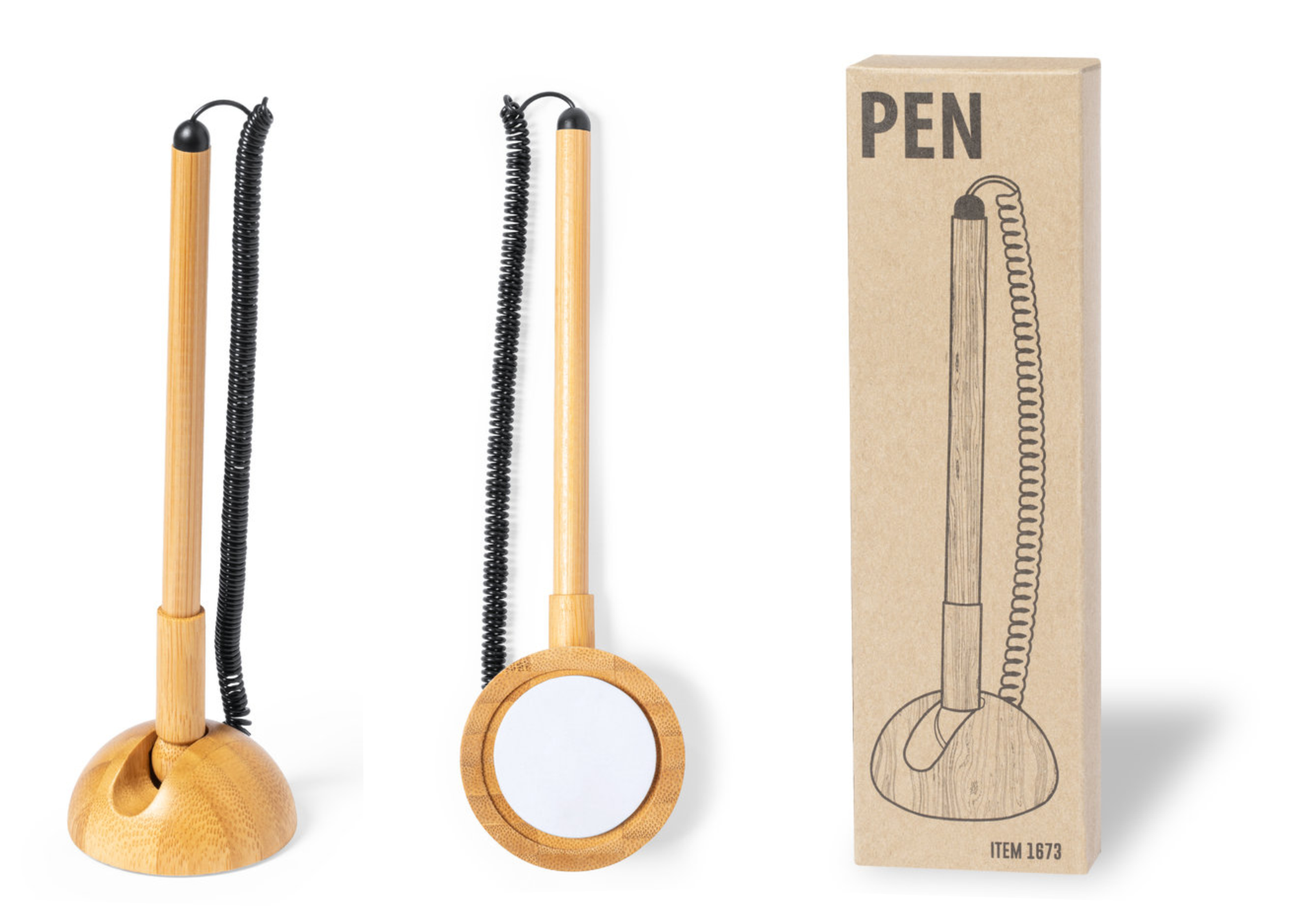 настольные ручки из бамбука